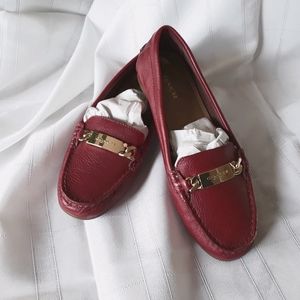 EUC Coach Model Olive Red Leather